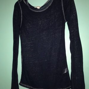 Long sleeve, blue shirt